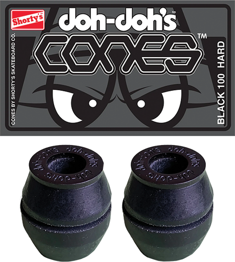 SHORTYS SINGLE SET(2pr)CONES - 100a BLACK