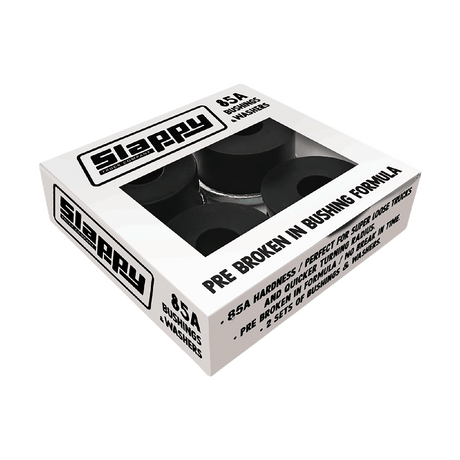 SLAPPY STANDARD BUSHINGS/WASHERS SET 85A BLACK 2PR