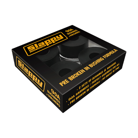 SLAPPY STANDARD BUSHINGS/WASHERS SET 90A BLACK 2PR