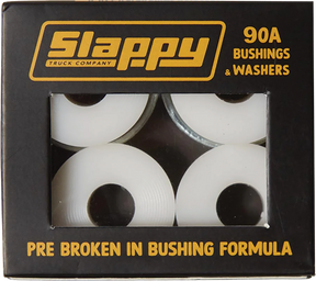 SLAPPY STANDARD BUSHINGS/WASHERS SET 90A WHITE 2pr