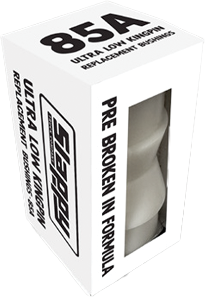 SLAPPY ULTRA LOW BUSHINGS/WASHERS SET 85A WHT 2pr