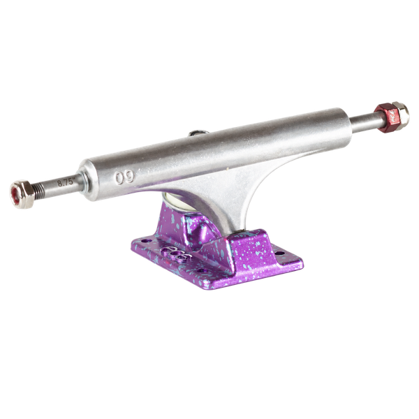 ACE AF1 60/8.75 MAGENTA SPLATTER/POL TRUCKS SET