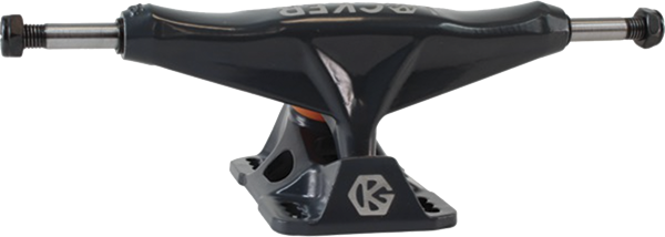 GRIND KING LOCKER TRUCK 9.5 BATTLESHIP GREY TRUCKS SET