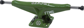 GRIND KING LOCKER TRUCK 9.5 ARMY GREEN TRUCKS SET