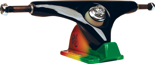 GULLWING CHARGER 9.0 BLACK RASTA Skateboard Trucks Set of 2 Trucks