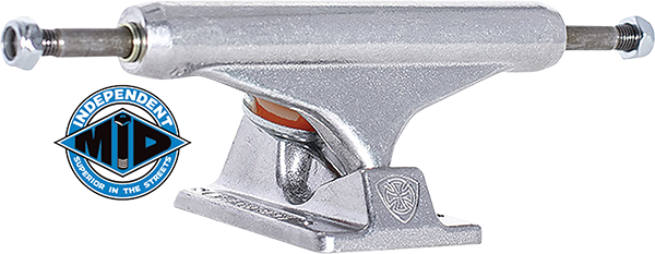 INDEPENDENT MID 139mm SILVER TRUCK TRUCKS SET