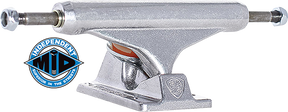 INDEPENDENT MID 139mm SILVER TRUCK TRUCKS SET