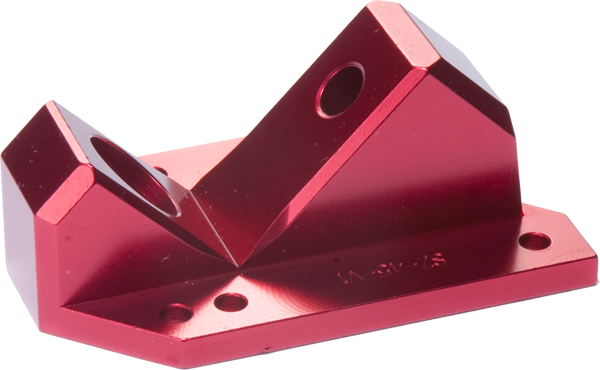Surf Rodz RKP BASE PLATE 35 RED 1pc Skateboard Trucks