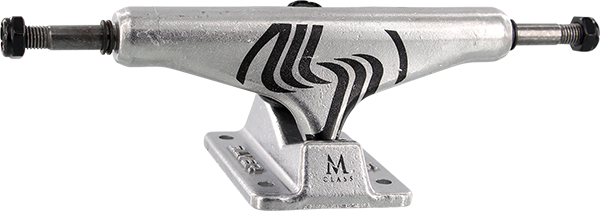 SILVER M-HOLLOW 8.0 RAW/RAW W/BLK TRUCKS SET