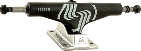 SILVER M-HOLLOW 8.0 BLK/RAW Trucks Set