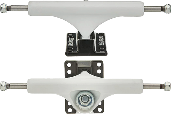 SLAPPY ST1 CLASSIC 9.0 PAINTED WHT/BLK TRUCKS SET