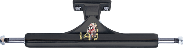 SLAPPY ST1 INVERTED 10.0 HEROIN CURB KILLER BLACK TRUCKS SET with hardware