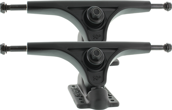 SLANT INVERTED Trucks 150mm FLAT BLACK Skateboard Trucks Set of 2 Trucks