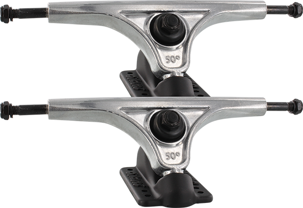 SLANT INVERTED TRUCK 180mm RAW/BLK TRUCKS SET
