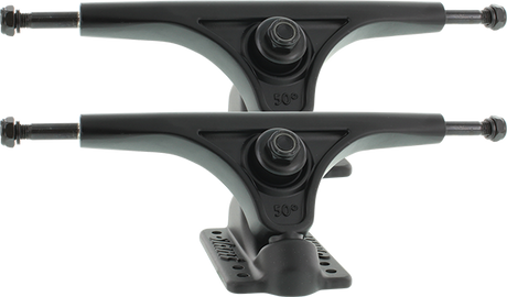 SLANT INVERTED TRUCK 180mm FLAT BLACK set of 2 Trucks