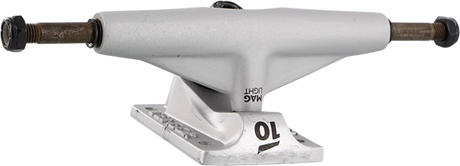 TENSOR LO MAG-LIGHT 5.25 SILVER SILVER Skateboard Trucks Set of 2 Trucks