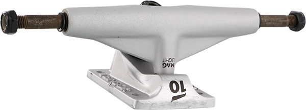 TENSOR LO MAG-LIGHT 5.25 SILVER SILVER Skateboard Trucks Set of 2 Trucks