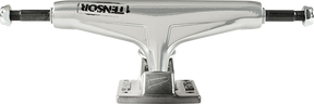 TENSOR REG ALUM 5.25 STENCIL MIRROR RAW/BLACK FADE TRUCKS SET