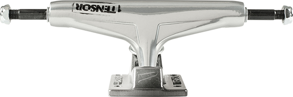 TENSOR REG ALUM 5.25 STENCIL MIRROR RAW/BLACK FADE TRUCKS SET