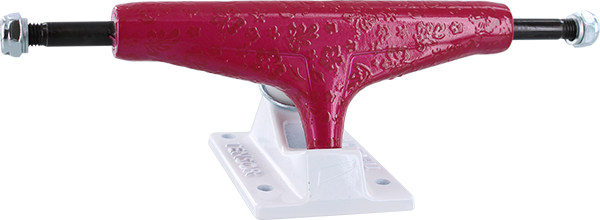 TENSOR DAEWON MAG-LIGHT(AT) REG 5.25 SLICKS  PINK/WHT TRUCKS SET