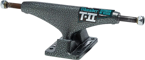 THUNDER TEAM  T-II LEVIATHAN 147 BLK/GREEN TEXTURE TRUCKS SET