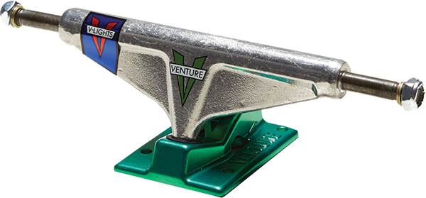 VENTURE HI 5.2 V-LIGHT POL/GRN TRUCKS SET