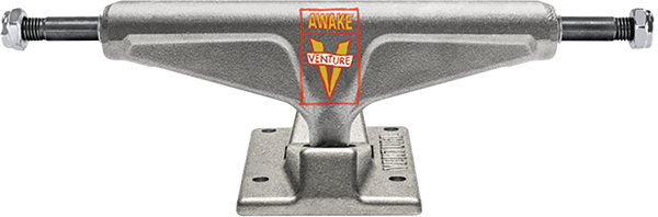 VENTURE HI 5.8 TEAM-ED SCRIBBLE AWAKE RAW TRUCKS SET