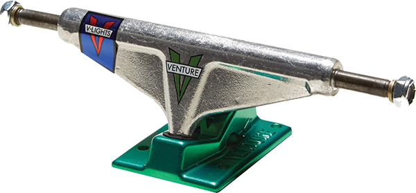 VENTURE HI 5.8 V-LIGHT POL/GRN TRUCKS SET