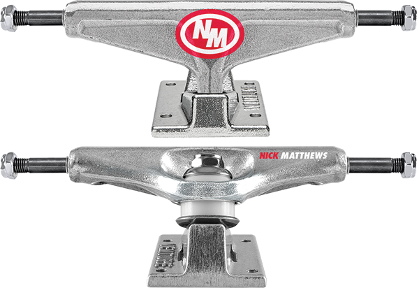 VENTURE MATTHEWS LO 5.2 NM LOGO POLISHED TRUCKS SET