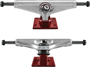 VENTURE ODWYER PRO VHL 5.2 HI POLISHED/RED TRUCKS SET