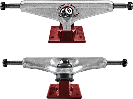 VENTURE ODWYER PRO VHL 5.2 HI POLISHED/RED TRUCKS SET