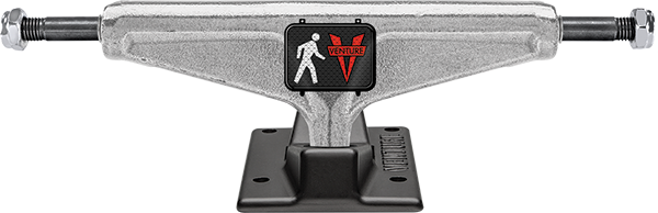 VENTURE SHANAHAN VLT HI 5.6 STREET SIL/BLK TRUCKS SET