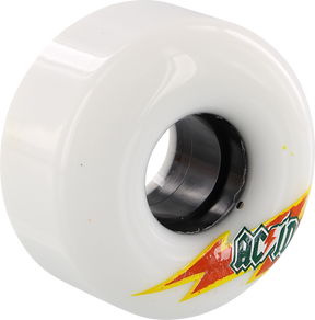 ACID FUNNER SKATERAID 56mm 86a WHITE WHEELS SET