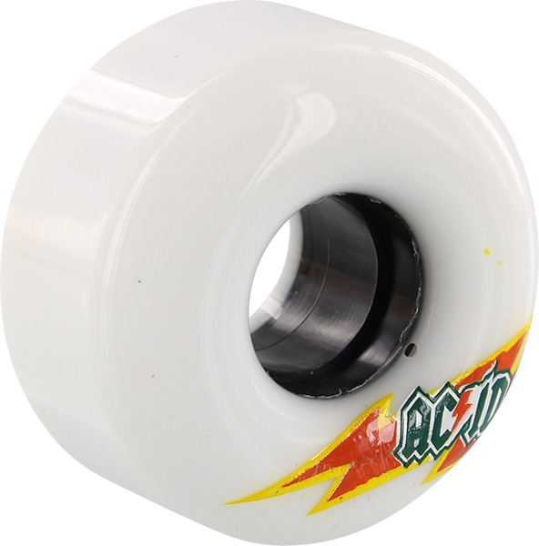 ACID FUNNER SKATERAID 56mm 86a WHITE WHEELS SET