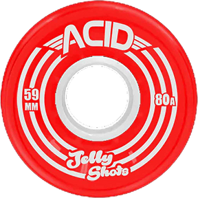 ACID JELLY SHOTS 59mm 80a RED WHEELS SET