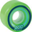 ACID PODS CONICAL 55mm 86a GREEN WHEELS SET