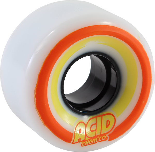 ACID PODS CONICAL 55mm WHITE WHEELS SET