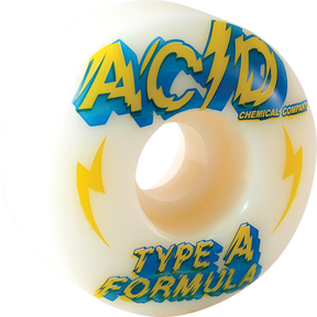 ACID TYPE A POWER 53mm 99a BLUE/WHT WHEELS SET