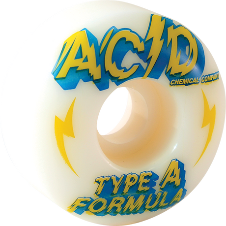 ACID TYPE A POWER 53mm 99a BLUE/WHT WHEELS SET