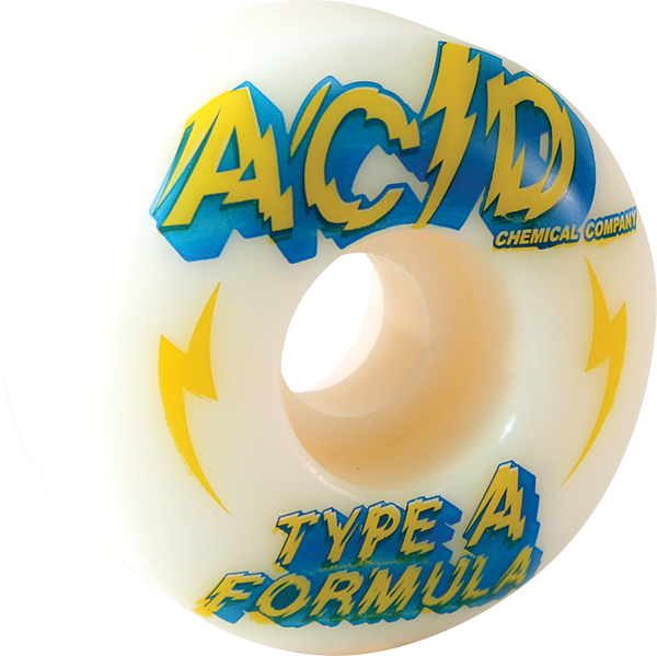 ACID TYPE A POWER 53mm 99a BLUE/WHT WHEELS SET