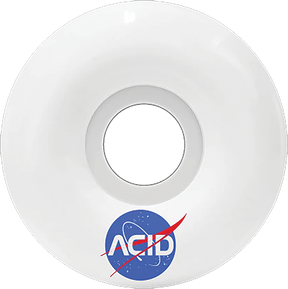 ACID TYPE A SPACE 53MM 101A WHITE WHEELS SET