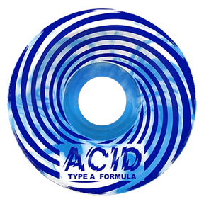 ACID TYPE A SWIRL SIDECUTS 52MM 101A BLU/WHT SWIRL WHEELS SET