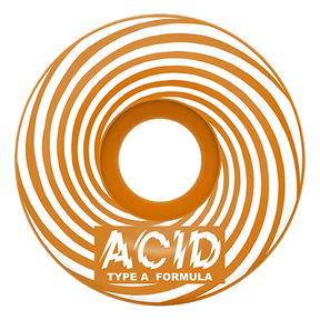 ACID TYPE A SWIRL SIDECUTS 53MM 101A ORANGE WHEELS SET