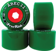 ABEC11 FREERIDE CENTERSET 72mm 81a GREEN Skateboard Wheels