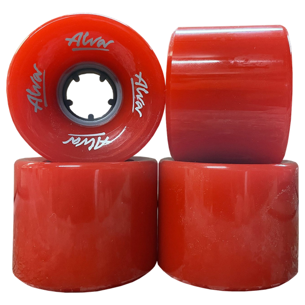 ALVA CRUISER 60MM 78A CHERRY RED WHEELS SET