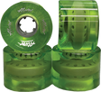 ALVA CRUISER 60MM 83A CLEAR GREEN WHEELS SET