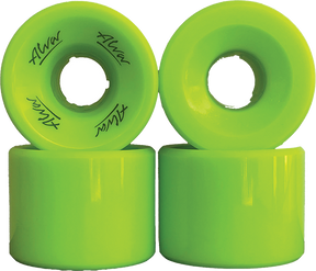 ALVA OLD SCHOOL FLATBACK 60MM 92A CRYPTO GREEN WHEELS SET