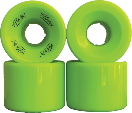 ALVA OLD SCHOOL FLATBACK 60MM 92A CRYPTO GREEN WHEELS SET