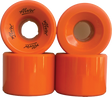 ALVA OLD SCHOOL FLATBACK 60MM 92A BURNT ORANGE WHEELS SET