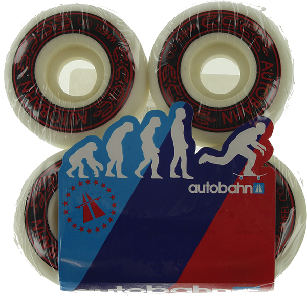 AUTOBAHN AB-S 53mm WHT Skateboard Wheels (set of 4)